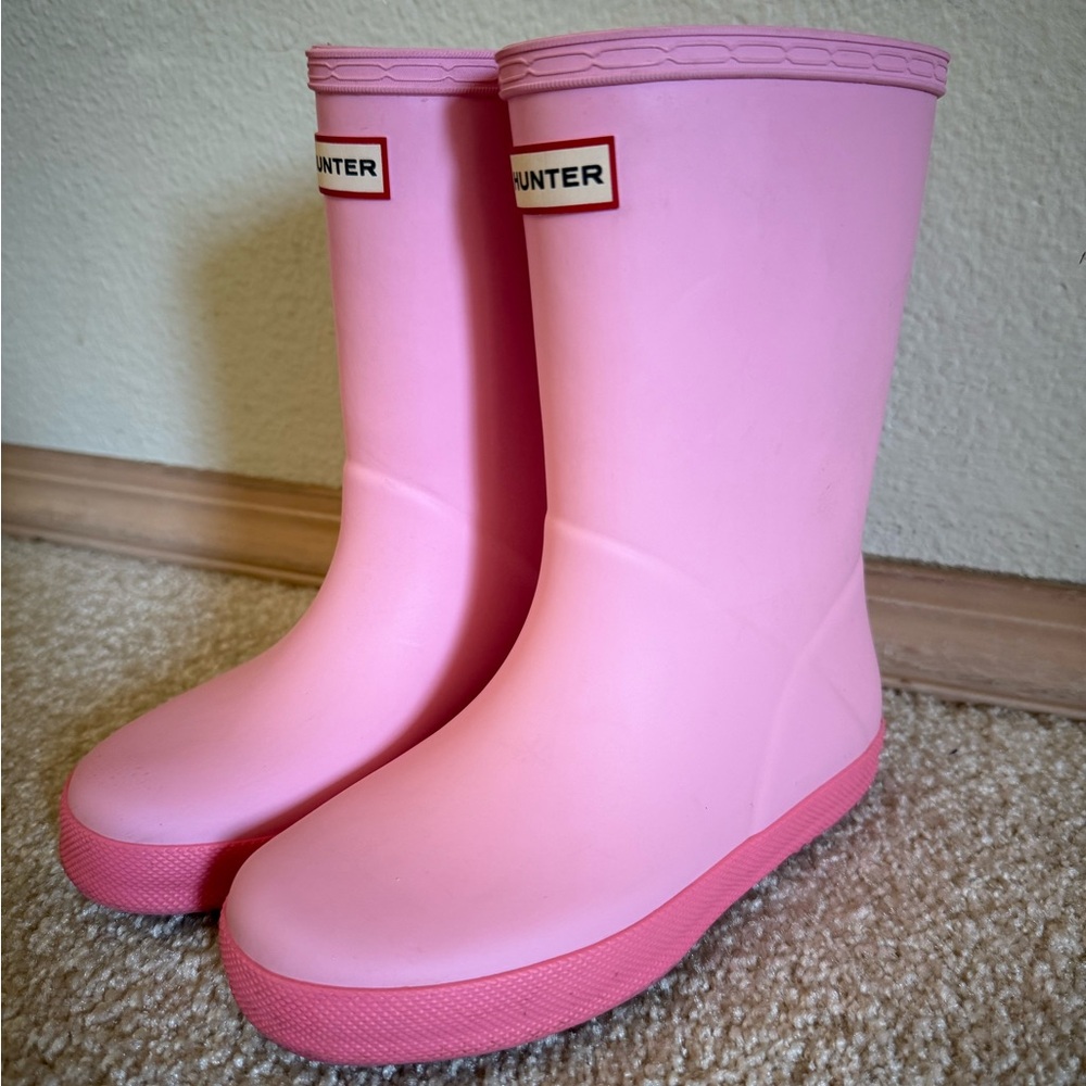 Hunter Kids Light Pink Rain Boots